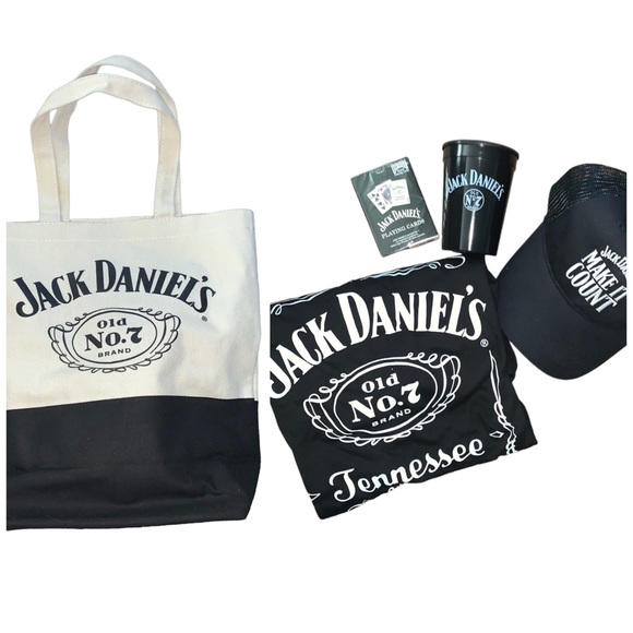 Jack Daniels Handbags - Jack Daniels Canvas Tote Bags for Bridal Showers